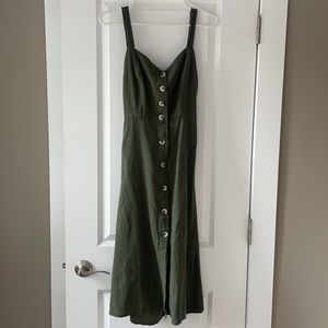 FINAL OFFER: Japna open back, hunter green dress
